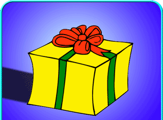 Gif animé joyeux anniversaire femme cadeau